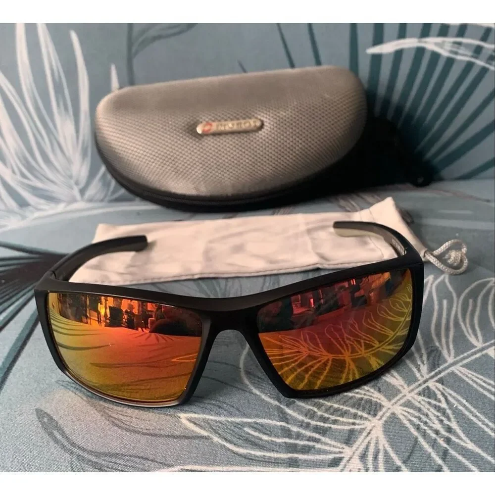 RIVBOS Polarized Sports BLACK Sunglasses Driving Shades UNISEX RB861